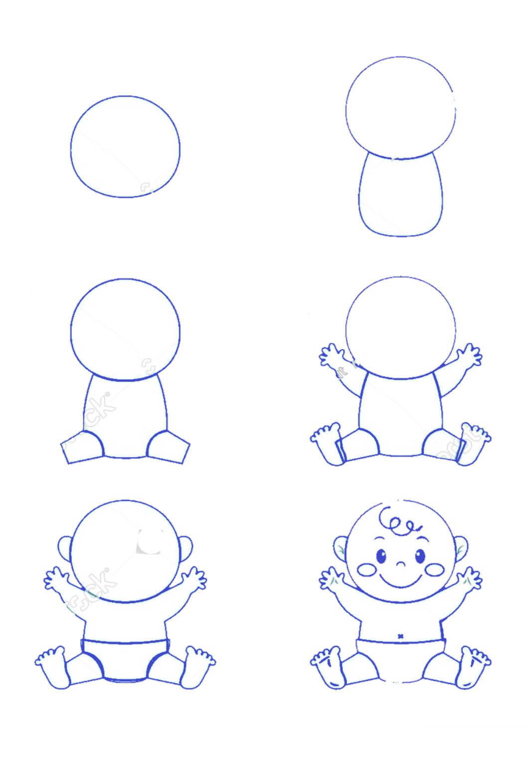 Bebek fikri (2) çizimi