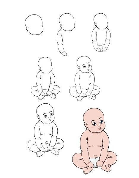 Bebek fikri (3) çizimi