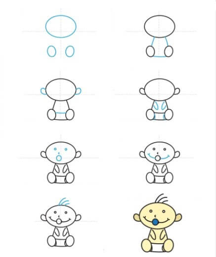 Bebek fikri (7) çizimi