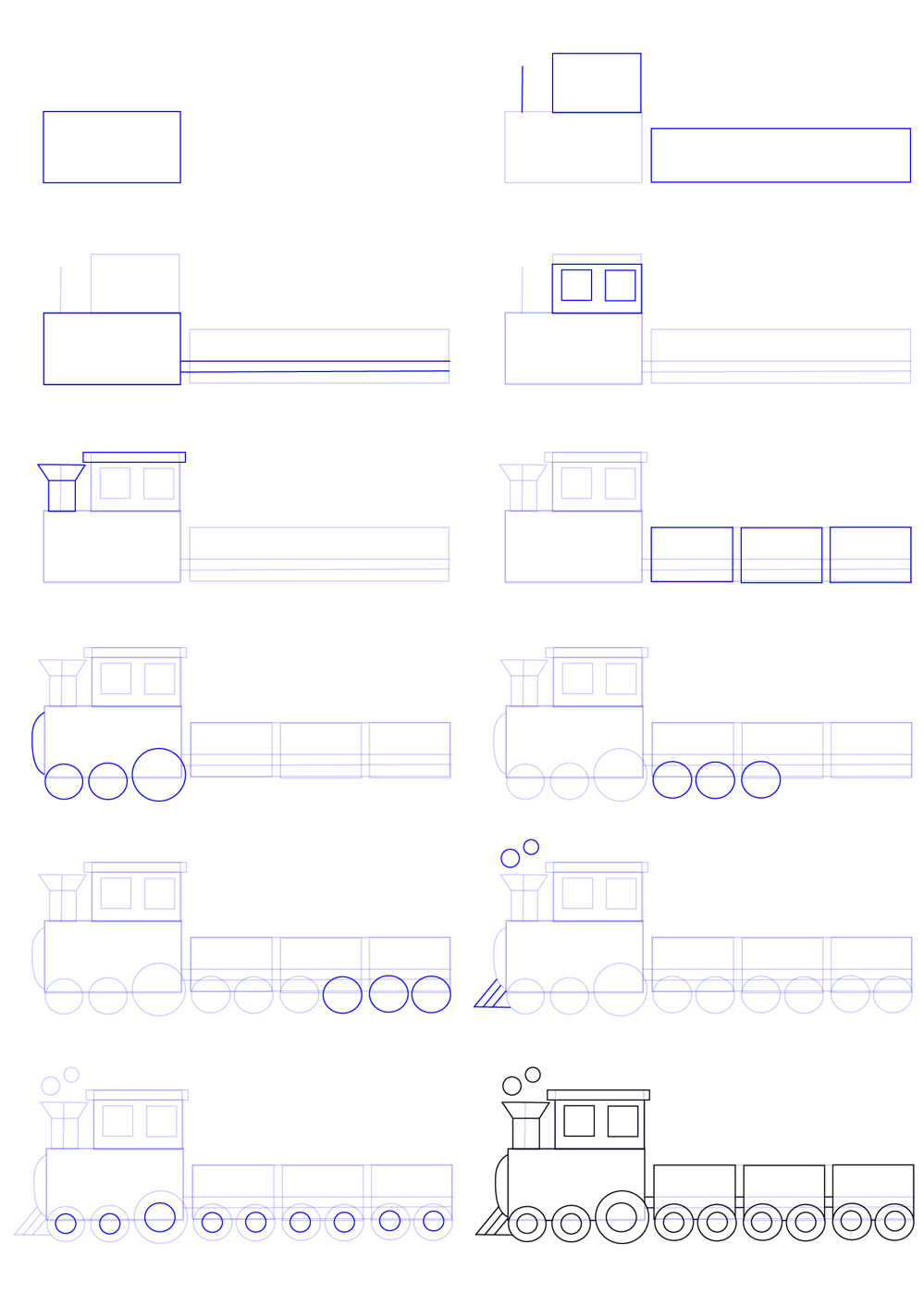 Bir gemi çizmek için basit adımlar (1) çizimi