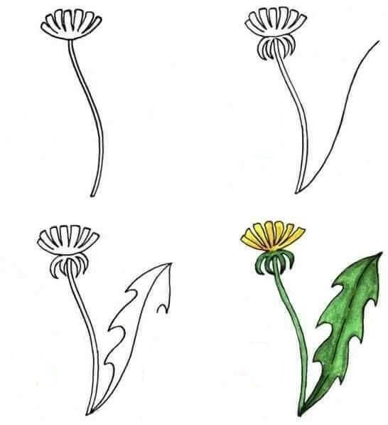 Çiçek fikri (11) çizimi