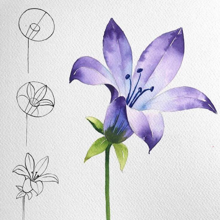 Çiçek fikri (28) çizimi