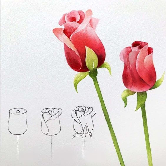 Çiçek fikri (40) çizimi