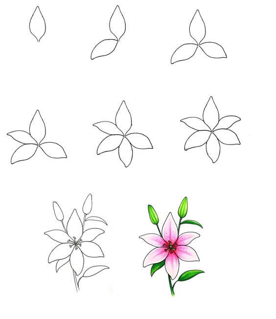 Çiçek fikri (41) çizimi