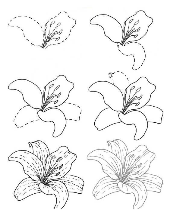 Çiçek fikri (42) çizimi