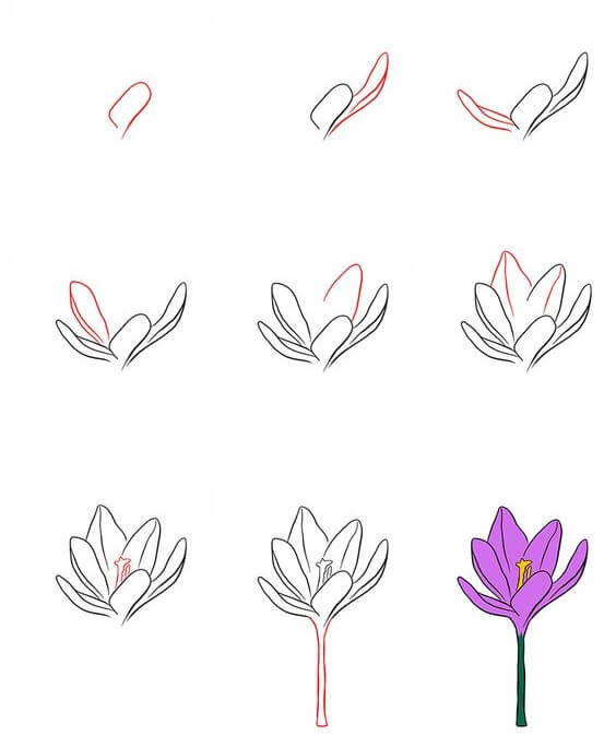 Çiçek fikri (44) çizimi