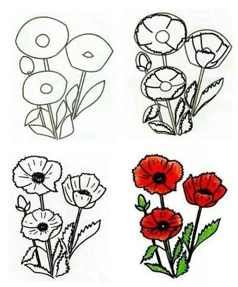Çiçek fikri (46) çizimi