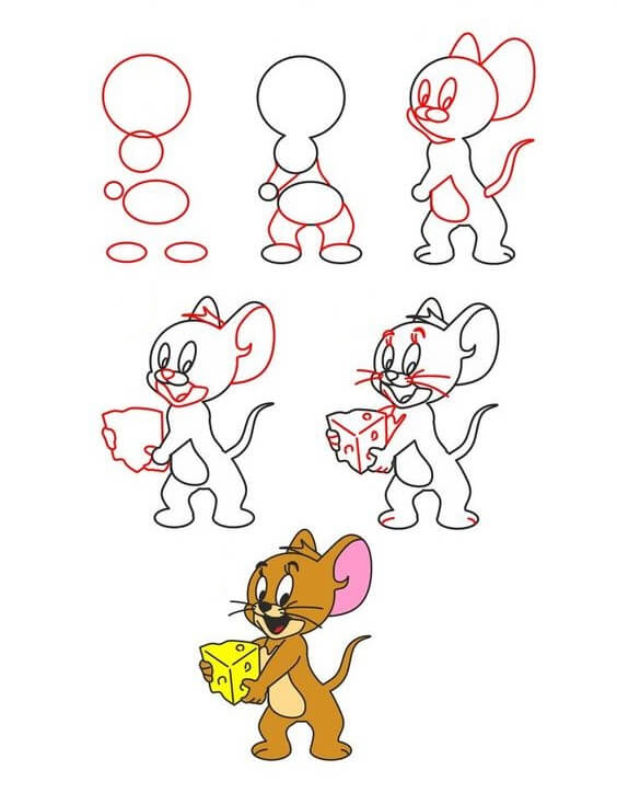 Jerry fare fikri (1) çizimi