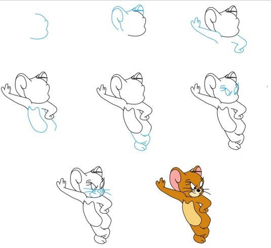 Jerry fare fikri (12) çizimi