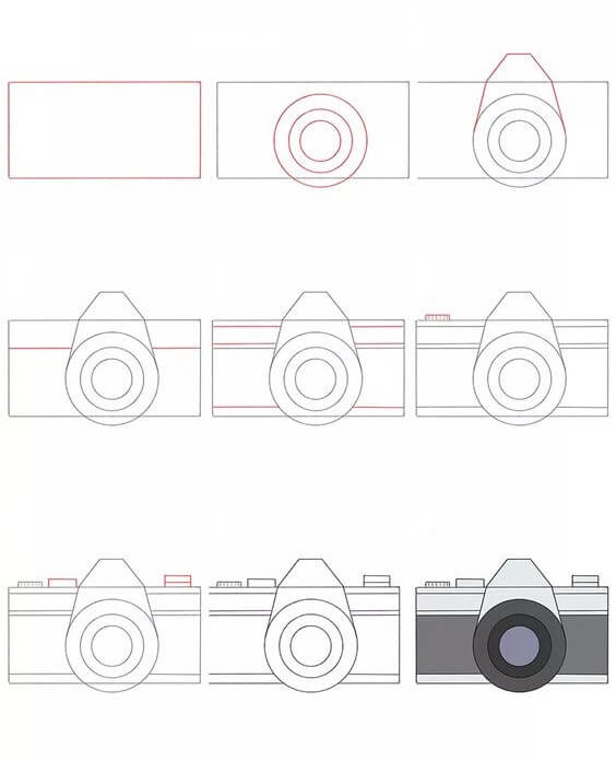 Kamera fikirleri (19) çizimi