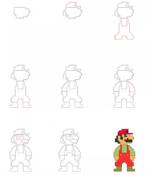 Mario fikri (20) çizimi