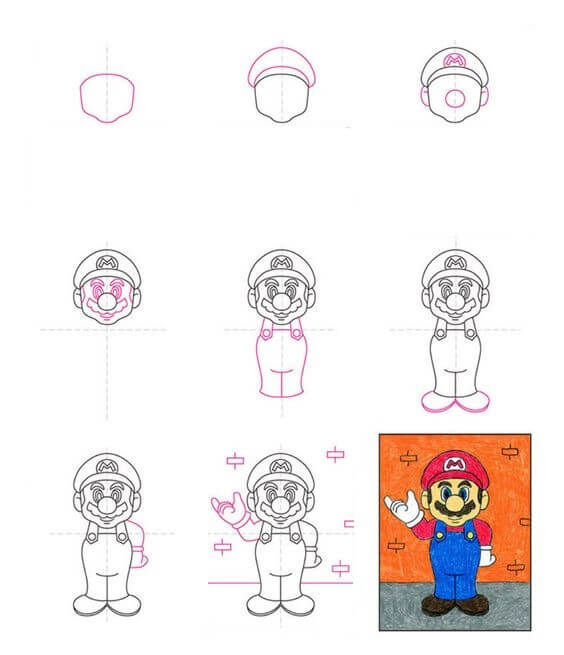 Mario fikri (3) çizimi