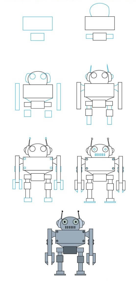 Robot fikri (22) çizimi