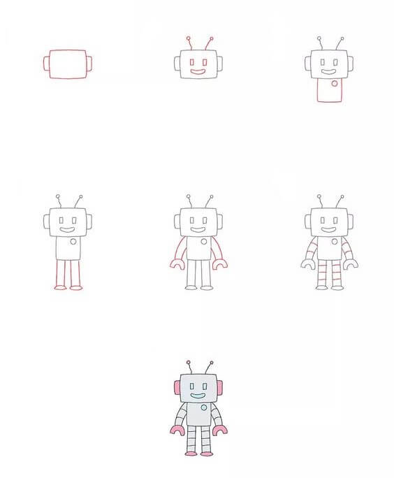 Robot fikri (23) çizimi
