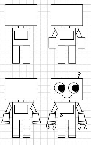 Robot fikri (28) çizimi
