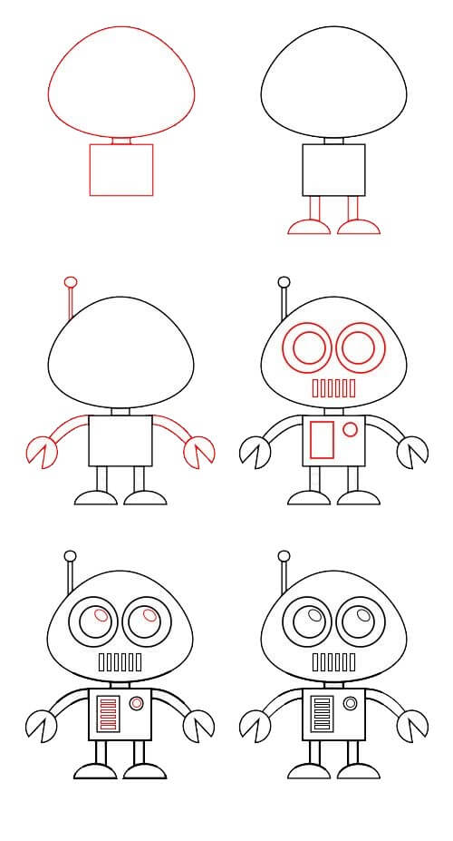 Robot fikri (32) çizimi