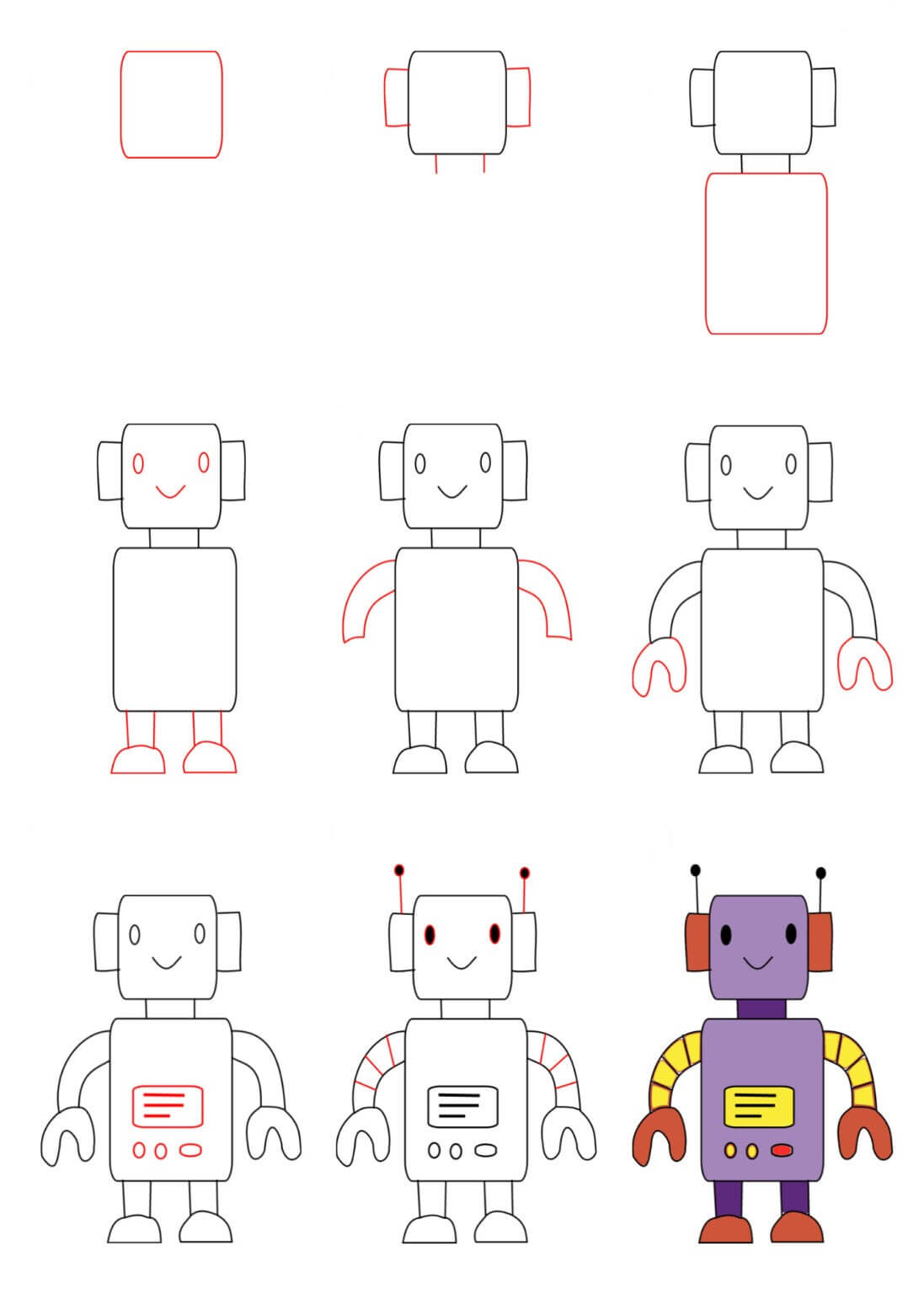 Robot fikri (33) çizimi