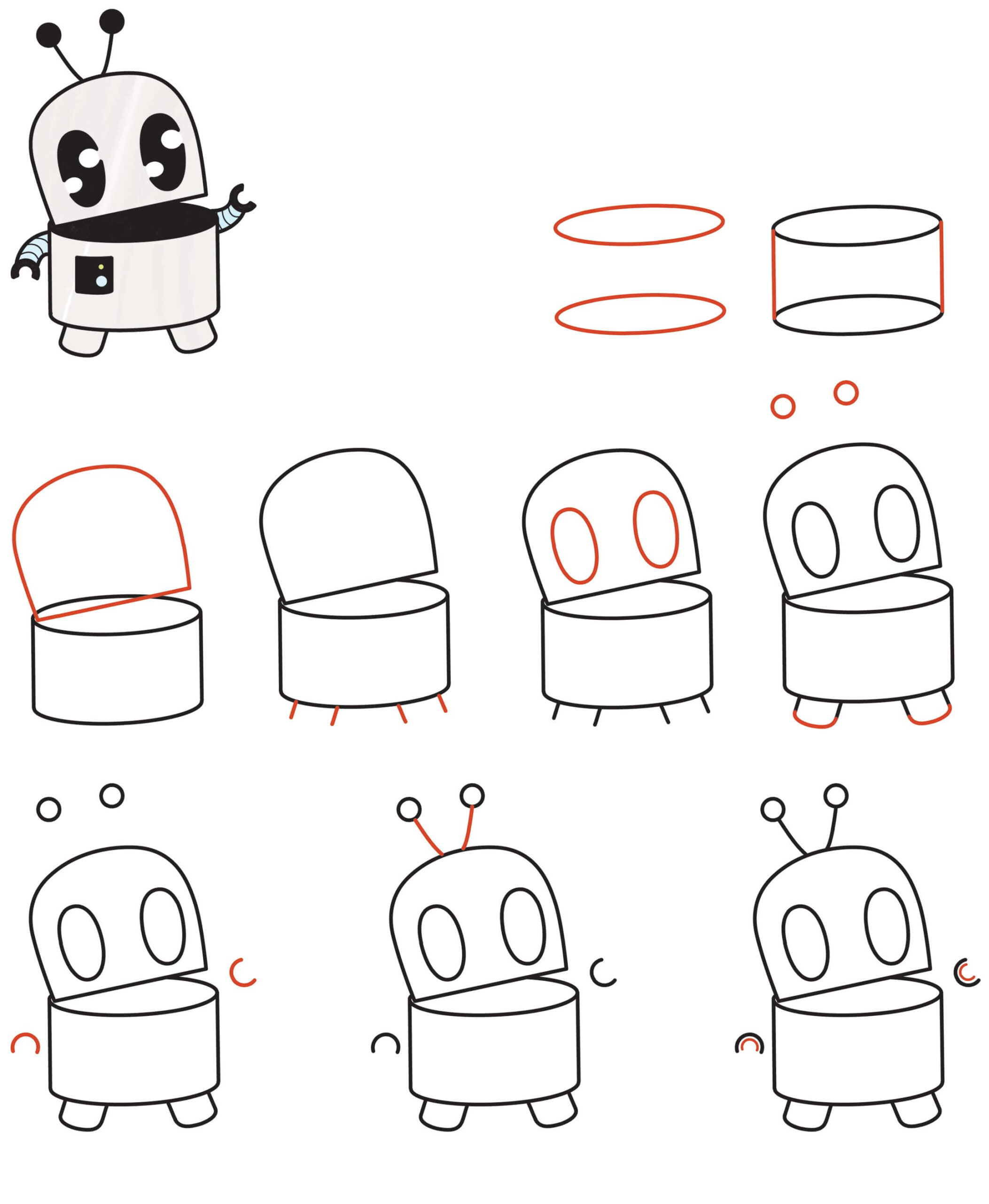 Robot fikri (34) çizimi