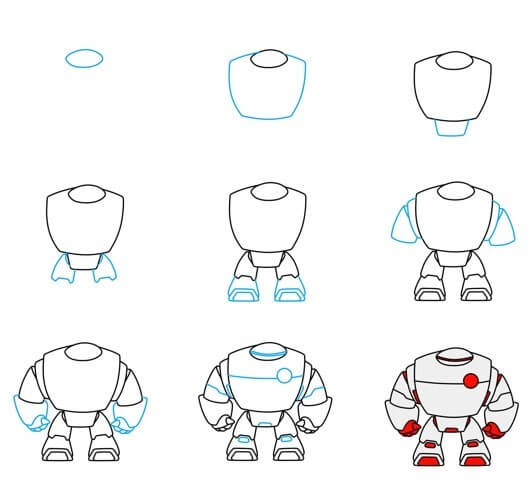 Robot fikri (41) çizimi
