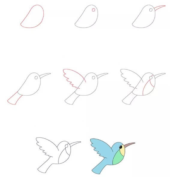 Sinek kuşu fikri (13) çizimi