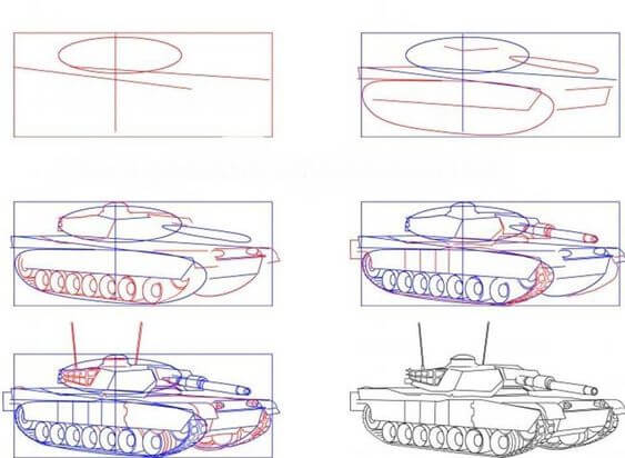 Tanki fikri (10) çizimi