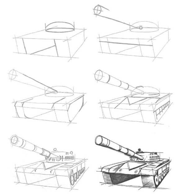 Tanki fikri (4) çizimi