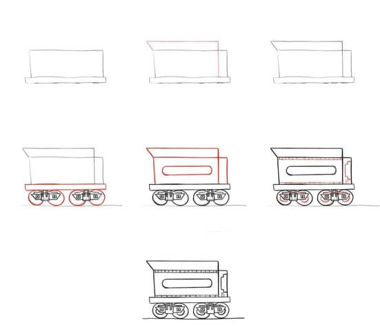 Tren fikri (21) çizimi