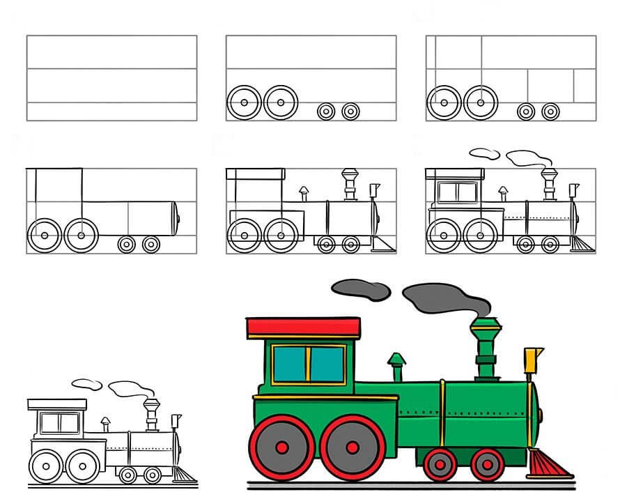 Tren fikri (43) çizimi