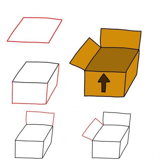 kutu fikri (4) çizimi